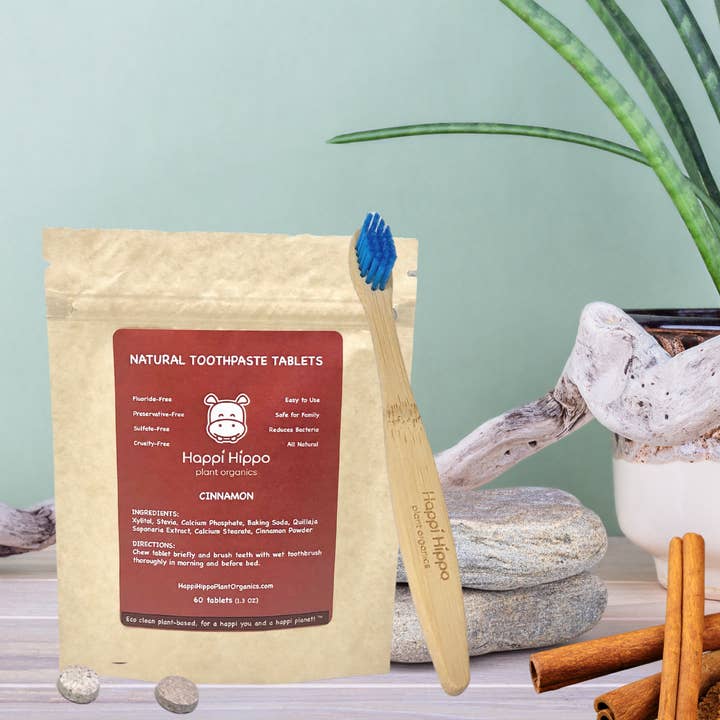Comprimés de dentifrice cannelle pour la vente par Hippotanicals