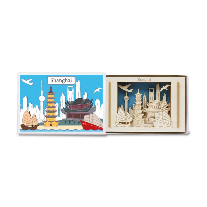 SILHOUBOX - Wholesale Decorative Tabletop Object - Shanghai Silhoubox S - Gift Item - Souvenir