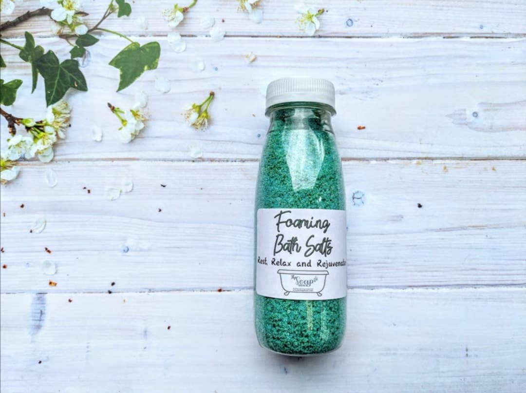 The Soap Shack - Wholesale Bath Salts - Green Apple Foaming Bath Salts
