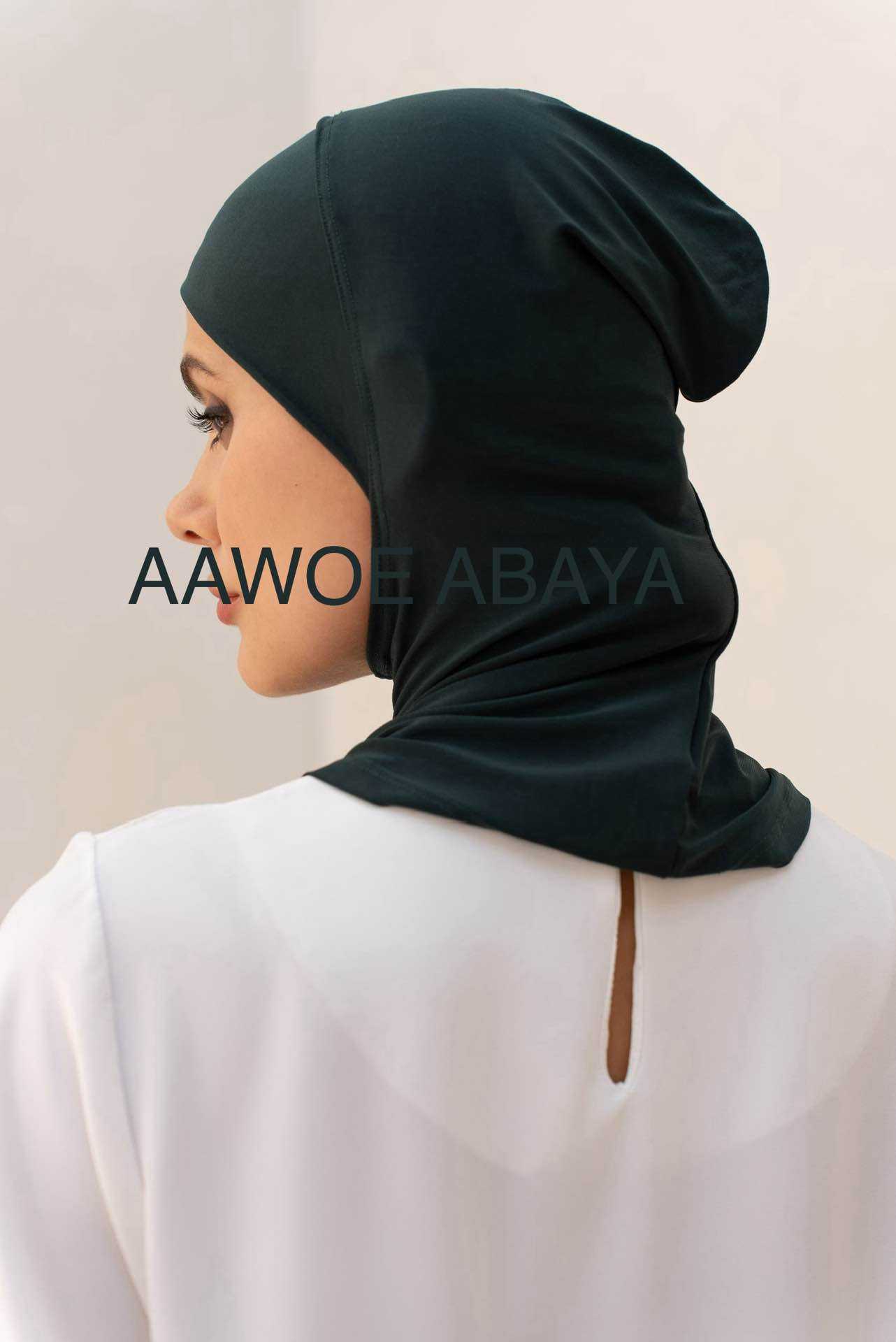 Aawoe Abaya – wholesale Hijab - Dam – Elegant hijabmössa med kaffekant - 22887
