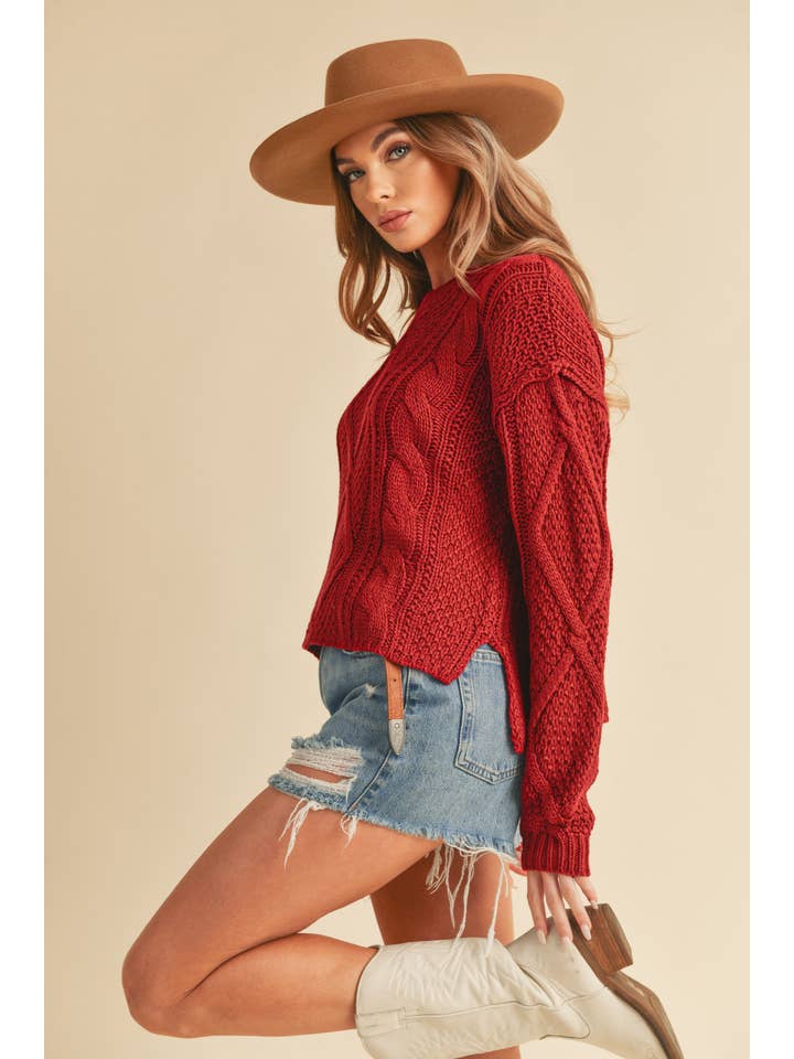 AEMI + CO - Wholesale Knit Sweater - Women's - 397CK Adela Sweater