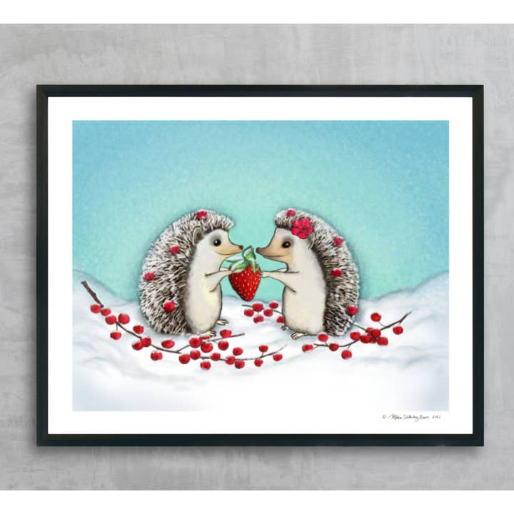 Impressão artística Hedgehog por atacado de True North Creations