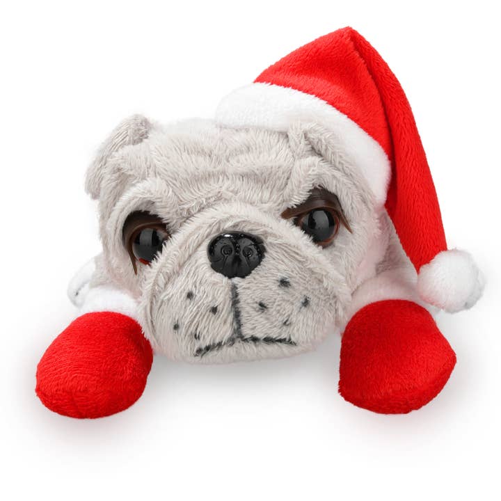 Plushland - Vendita all'ingrosso Decorazione natalizia - Bulldog natalizi Grigio