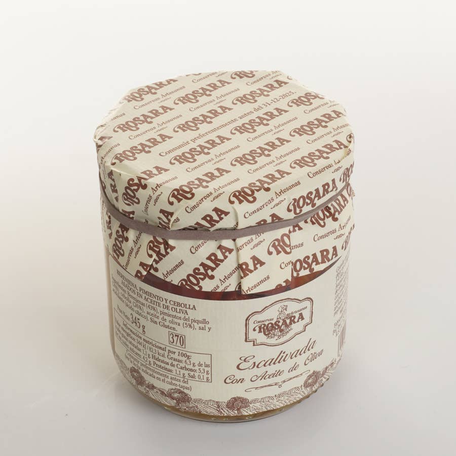 Conservas Rosara - Wholesale Pickled Vegetables - ESCALIVADA JAR 370 ml.1