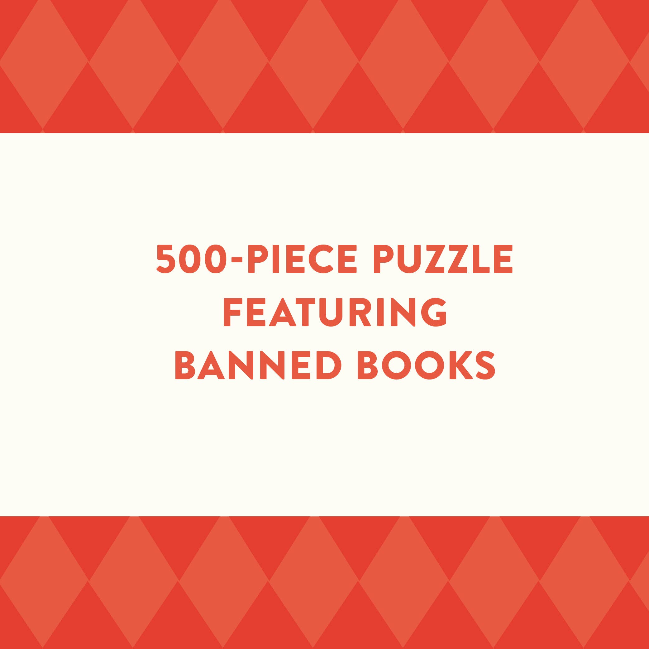 Chronicle Books - Wholesale Puzzle - Adult - Bibliophile Banned Books 500-Piece Puzzle1