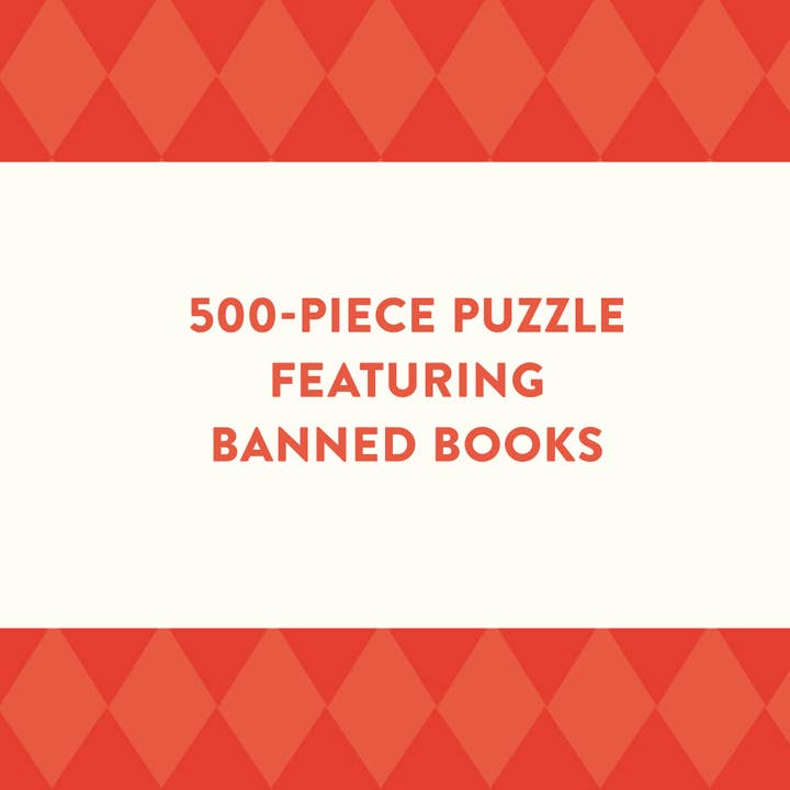 Chronicle Books - Wholesale Puzzle - Adult - Bibliophile Banned Books 500-Piece Puzzle1