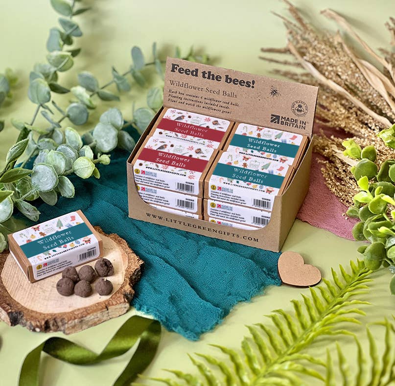 Little Green Gifts – wholesale Plant seeds – Seed Balls - Choice Of CHRISTMAS Designs (TU-12)0