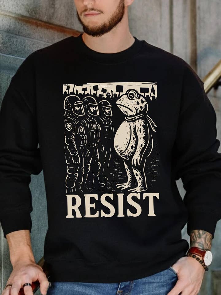 Glaime - Wholesale T-Shirt (Graphic) - Women's - Portland Frog Comfort Colors T-shirt, Anti ICE Sweatshirt4