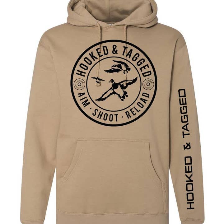 H&T Aim. Shoot. Reload. Hoodie for wholesale by Hooked & Tagged