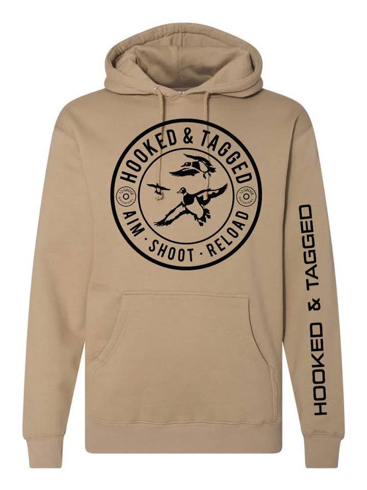 Hooked & Tagged - Wholesale Hoodie - Men's - H&T Aim. Shoot. Reload. Hoodie0