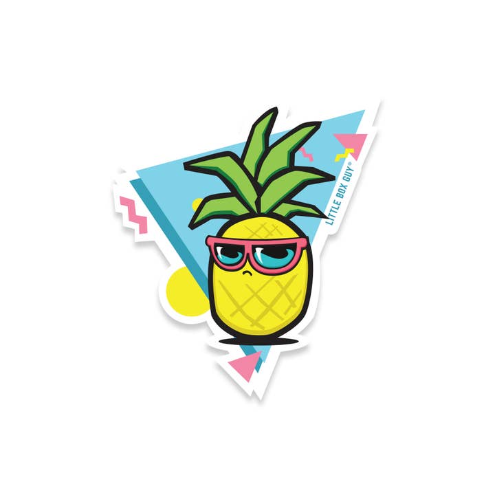 Pineapple Sticker for wholesale by Little Box Guy®