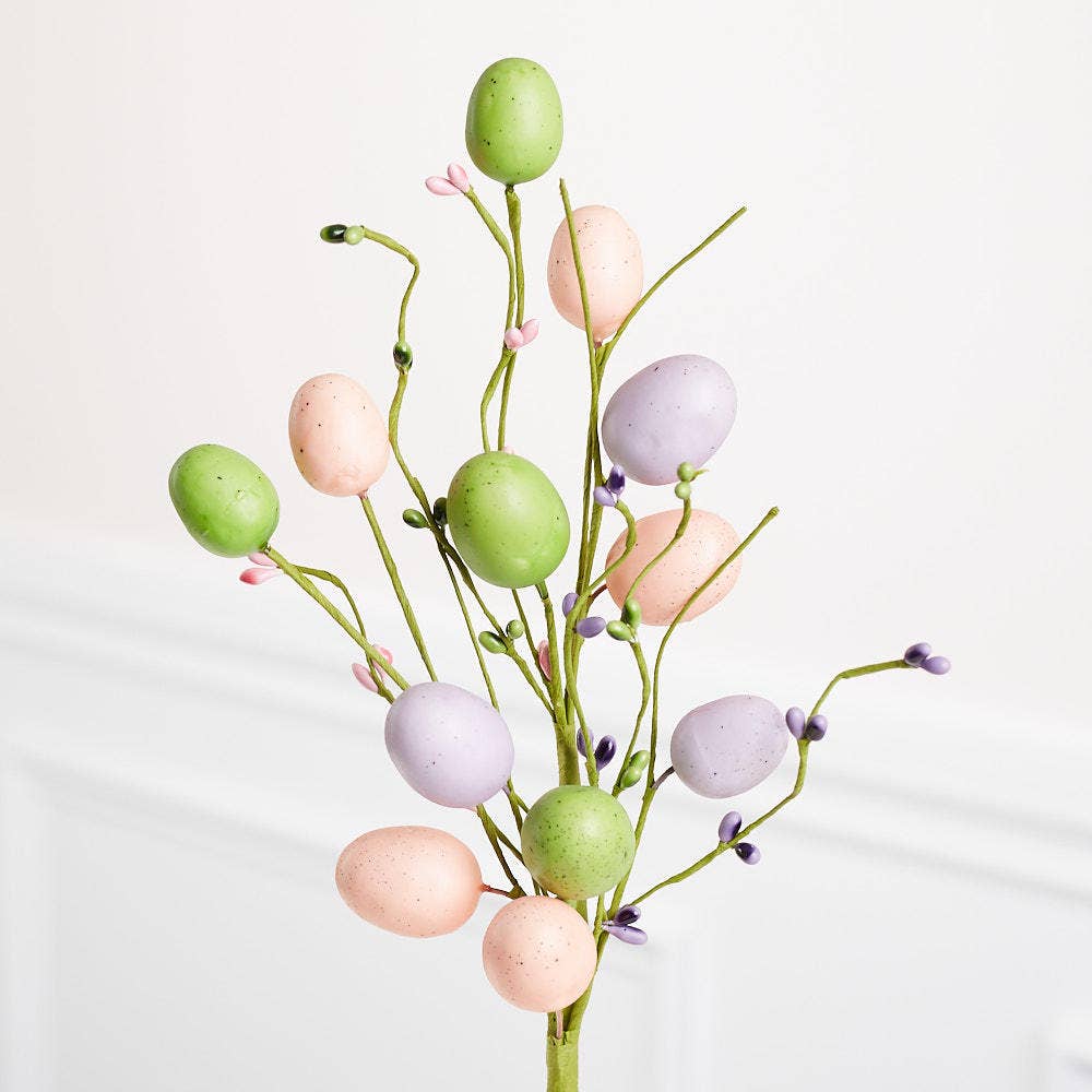 Factory Direct Craft - Wholesale Artificial Flowers - Pastel Easter Egg & Berries Picks3
