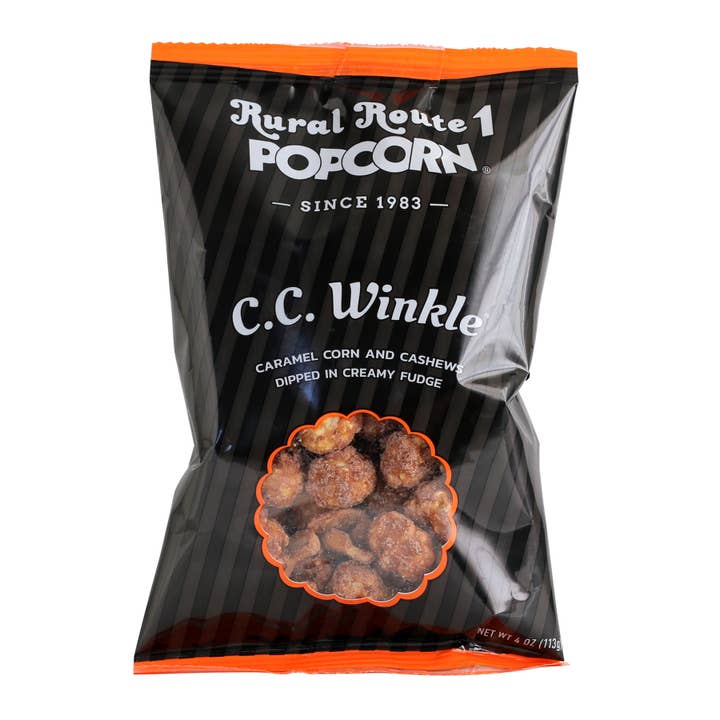 C.C. Winkle - 4oz Bag for wholesale by Rural Route 1 Popcorn