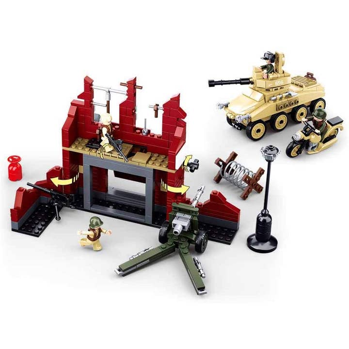 Texas Toy Distribution - Wholesale Building Set - Kids - WWII Battle of Stalingrad Building Brick Kit (479 pcs)