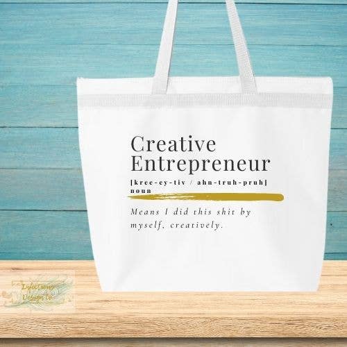 Sac fourre-tout Creative Entrepreneur pour la vente par Infectious Design Co.