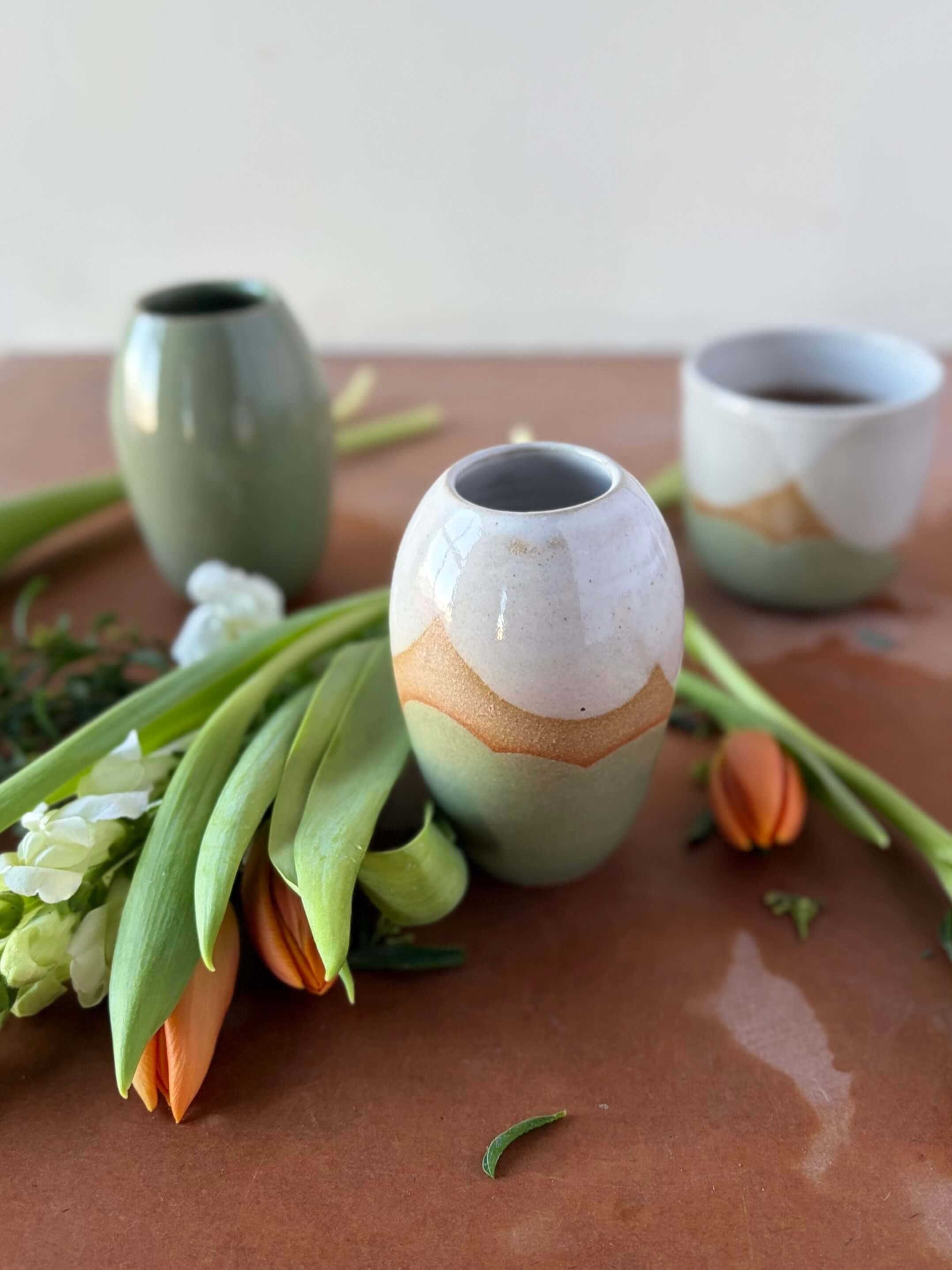 ROB Ceramics - Wholesale Vase - Horizon Bud Vase (Spring Palette)10