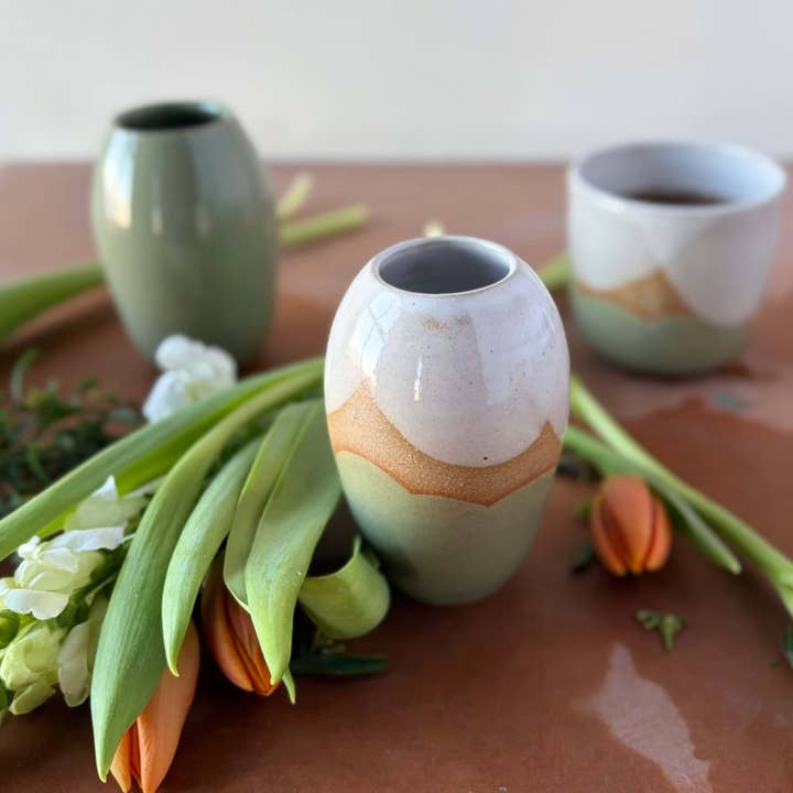 ROB Ceramics - Wholesale Vase - Horizon Bud Vase (Spring Palette)10