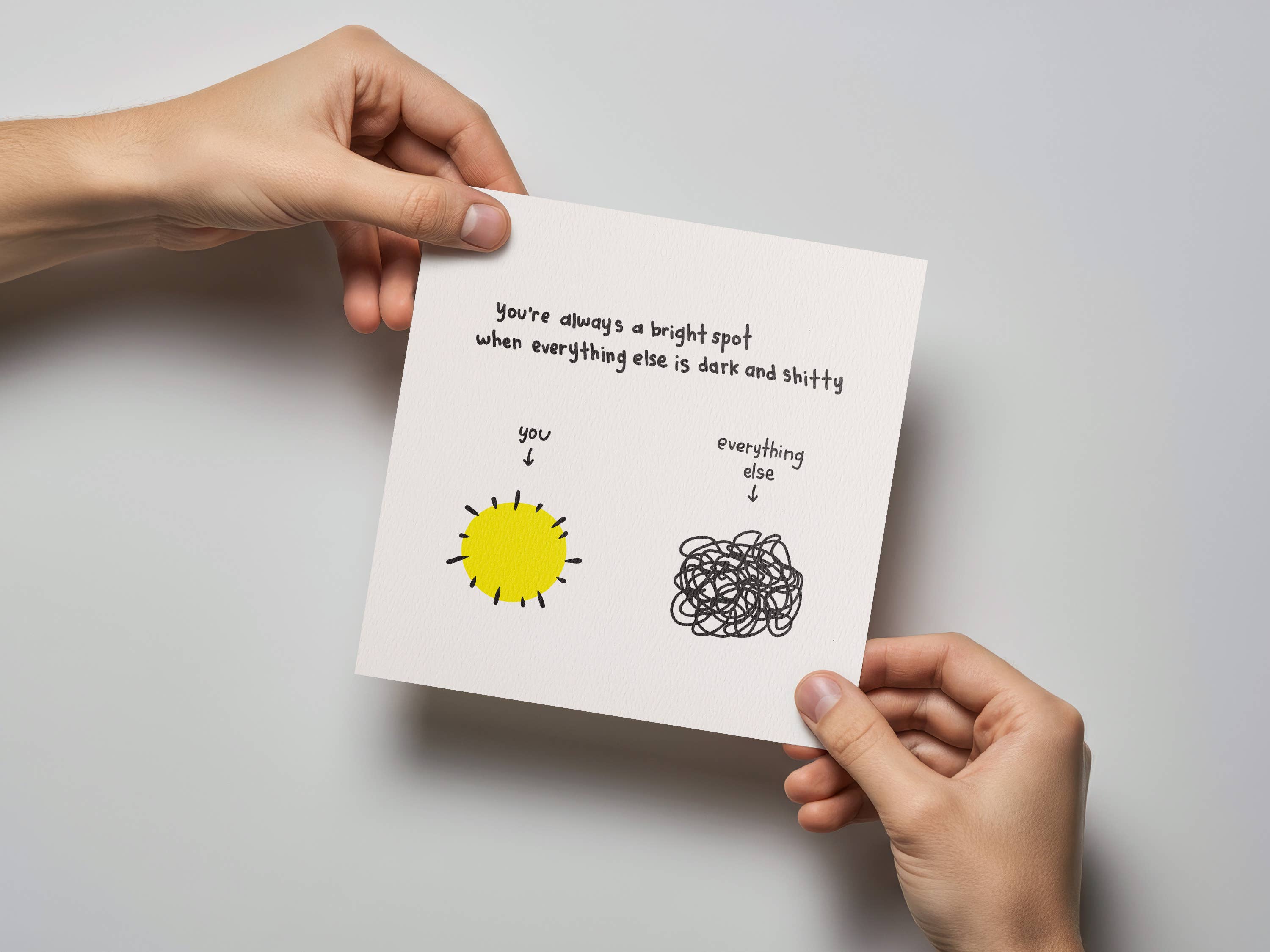 Kwohtations – Engroshandel Kærlighedskort – Du er et lyspunkt Valentinsdag-kort2