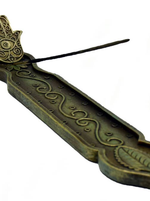 Hamsa Boat Incense Burner for wholesale by Fantasy Gifts