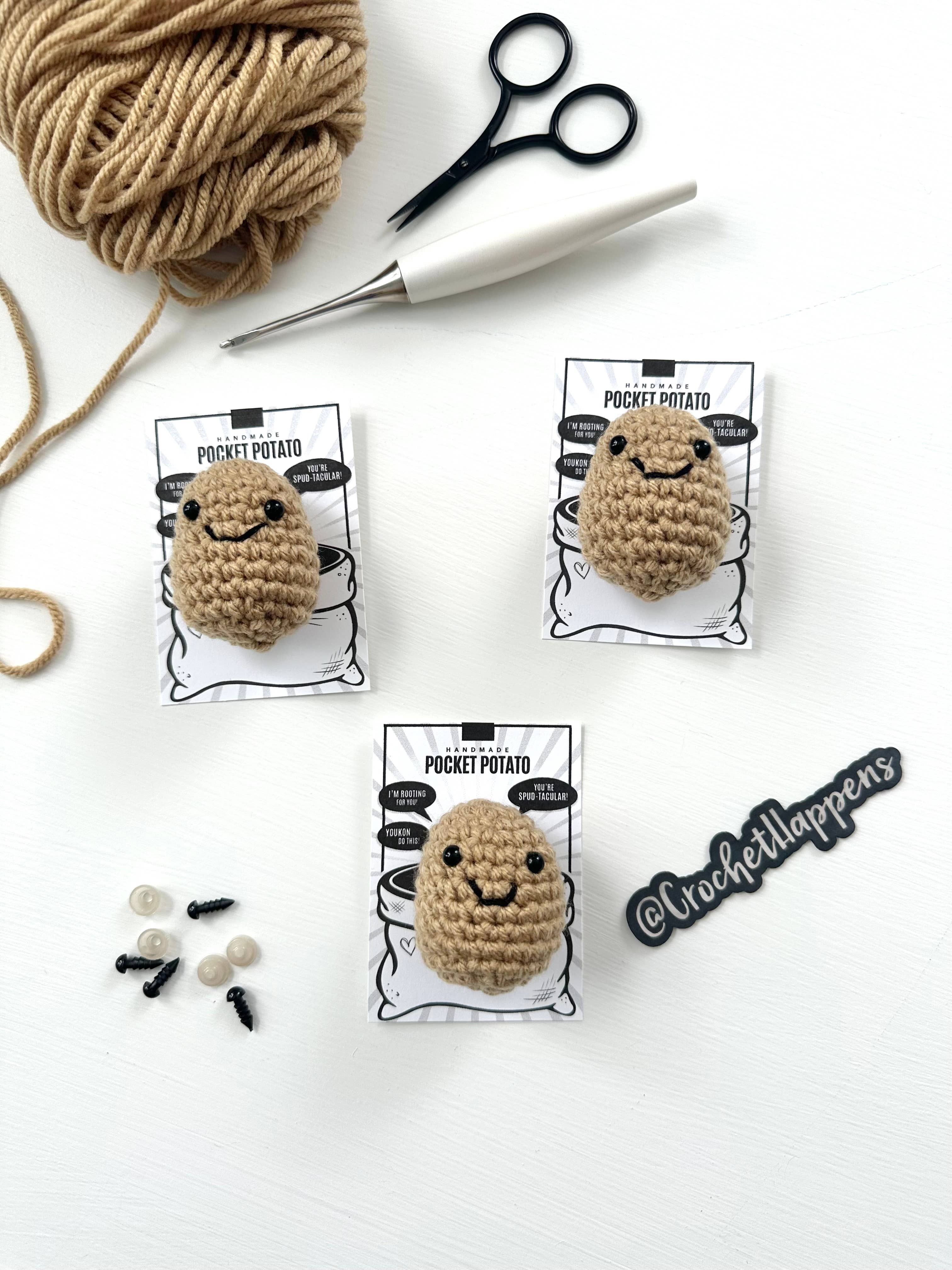 Crochet Happens - Wholesale Decorative Tabletop Object - Pocket Potatoes - Set of 8 - Made to Order1