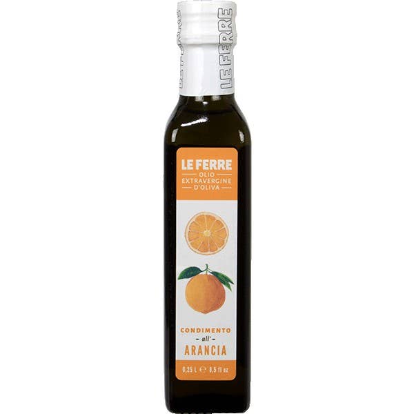 Huile d'olive extra vierge infusée à l'orange Le Ferre pour la vente par RITROVO