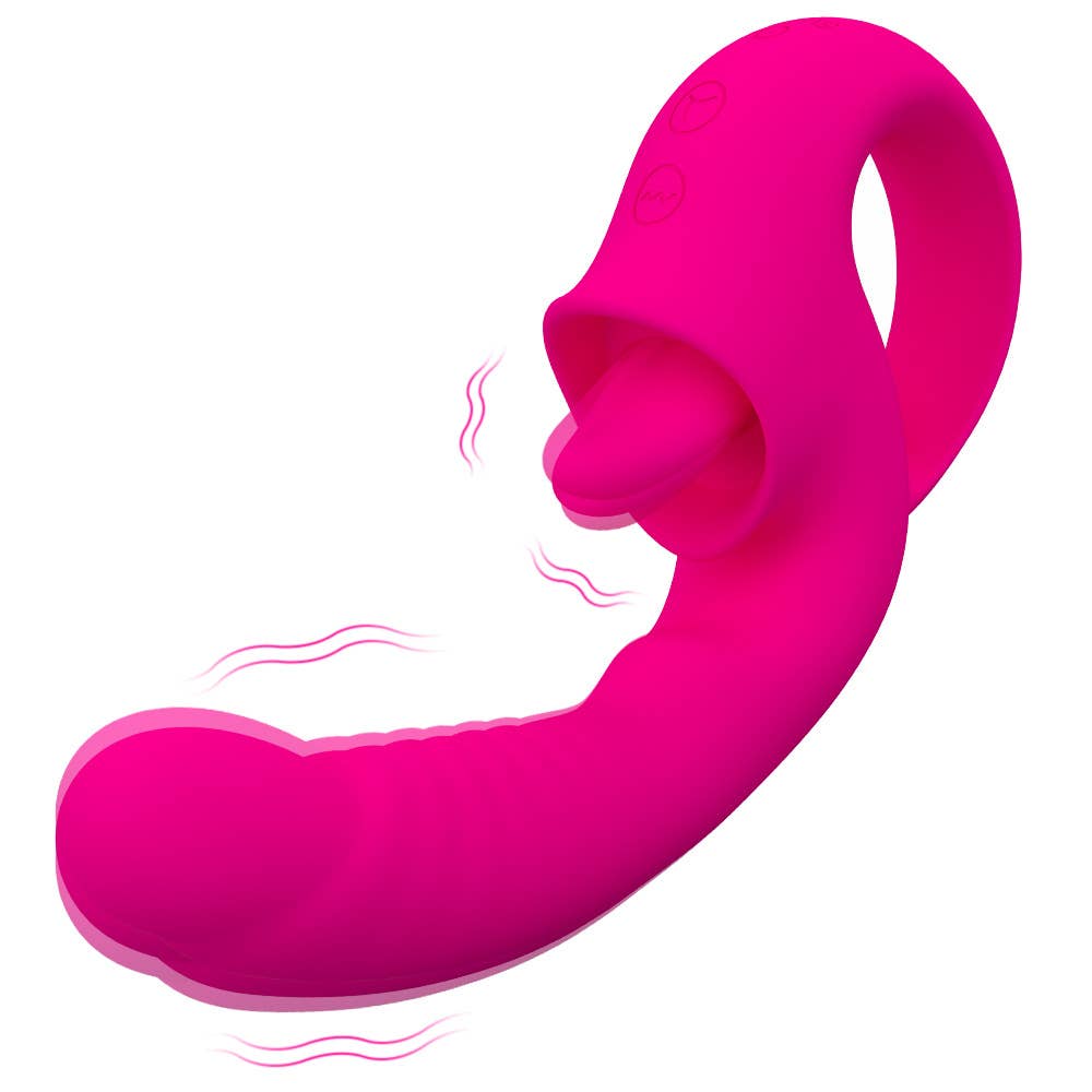 Tourtiwi – wholesale Sex toy – Tongue vibrating vibrator clitoral stimulation masturbator1