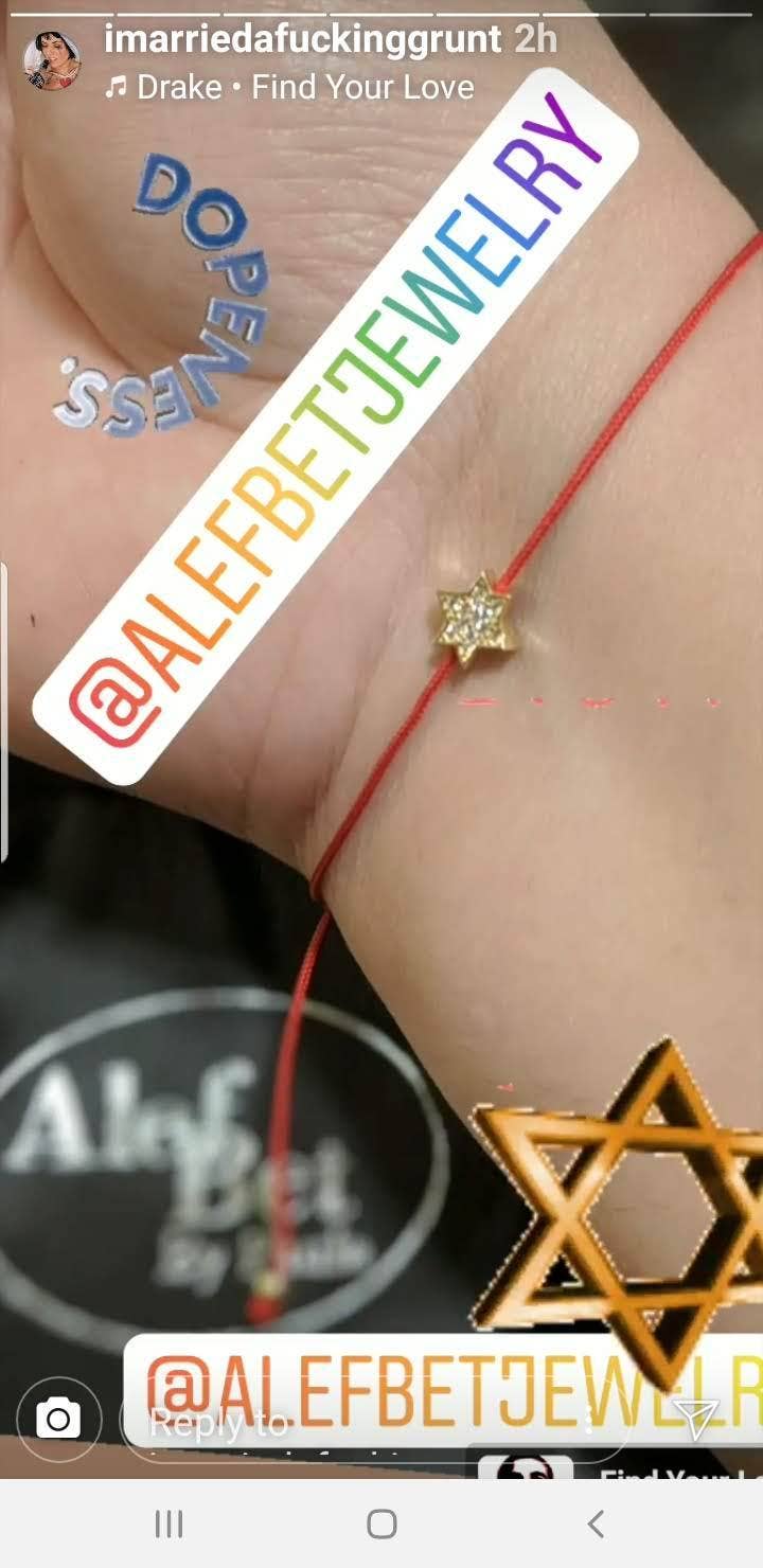 ALEF BET JEWELRY – wholesale Charm/dangle bracelet – Red String Jewish Star or Evil Eye Bracelet for Protection13