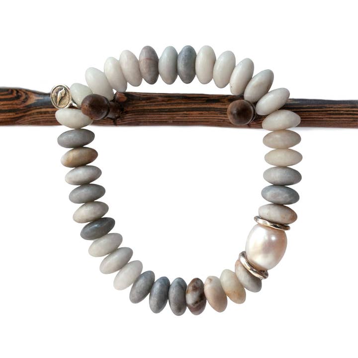 Pebble Beach Stretch Bracelet for wholesale by RockHill Designs