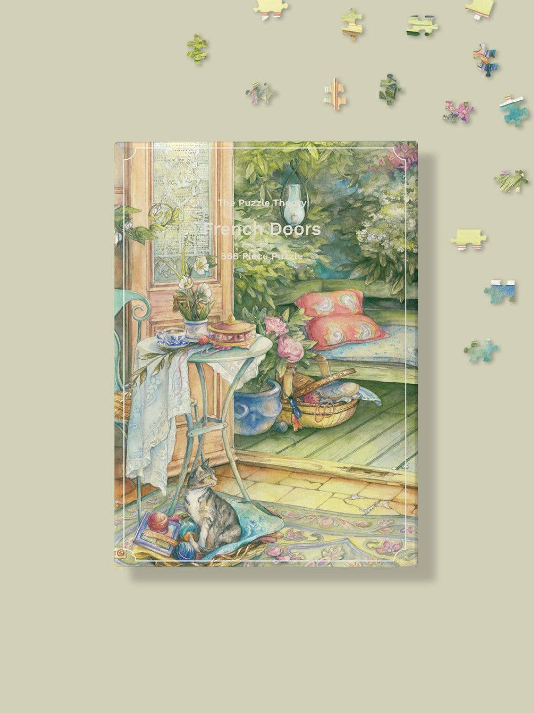 The Puzzle Theory - Wholesale Puzzle - Adult - Kim Jacobs French Doors - 896 Piece Puzzle8
