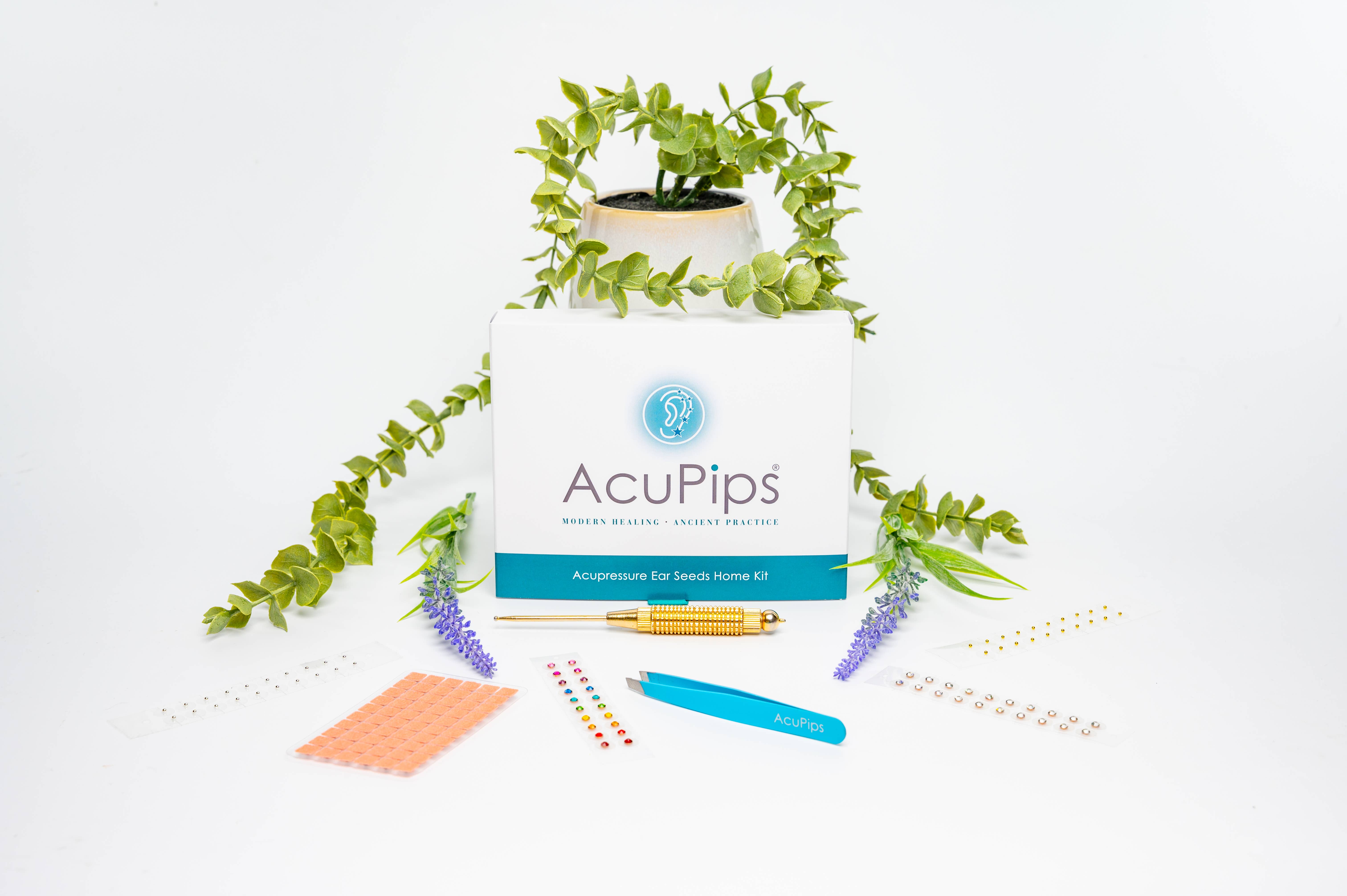 AcuPips - Wholesale Acupuncture Supplies - Gold Plated/Natural Ear Seed Kit for Everyday Wellbeing2