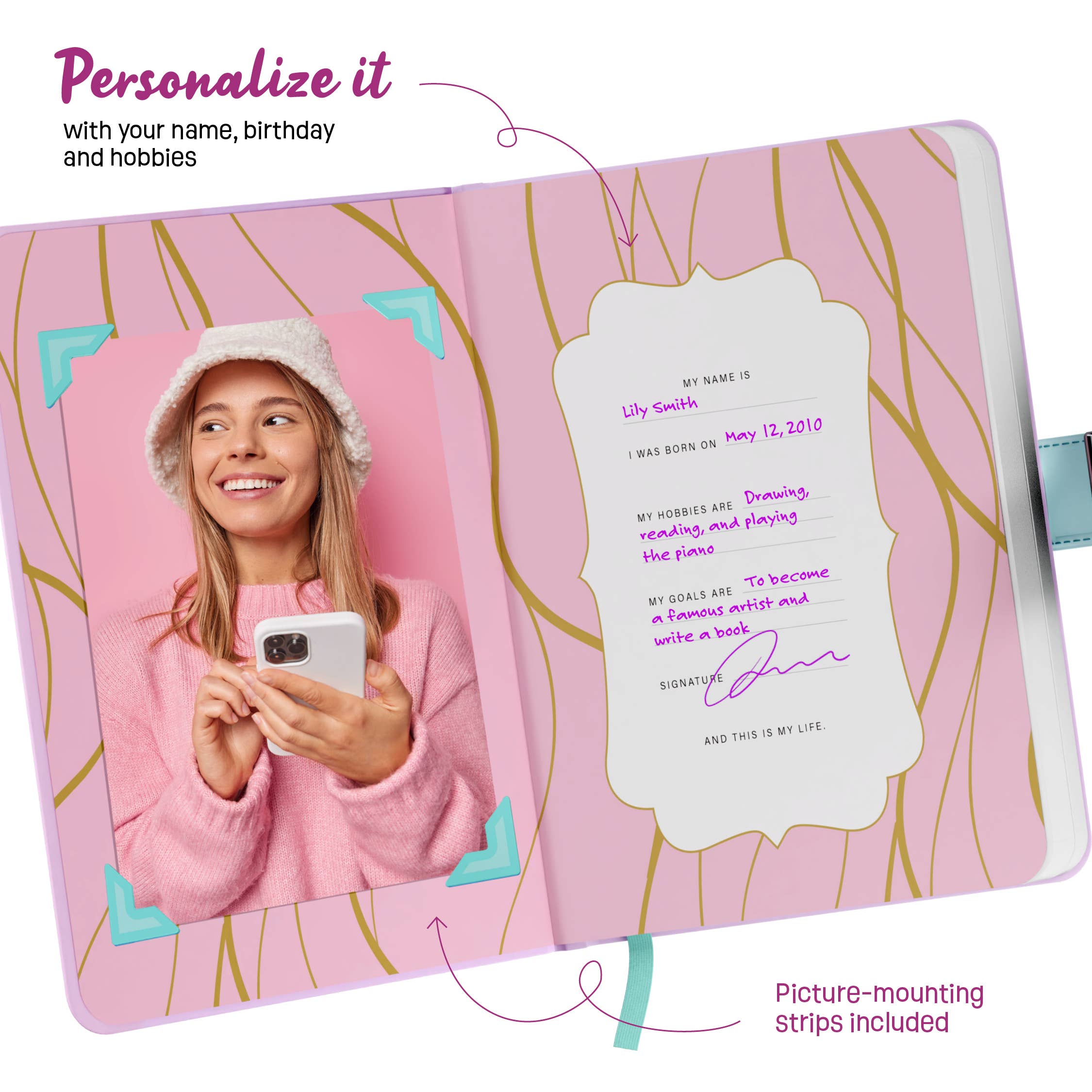 Dan&Darci – wholesale Journal/diary – Child – Secret Diary Set with Lock for Girls - Kids Locking Journal 5