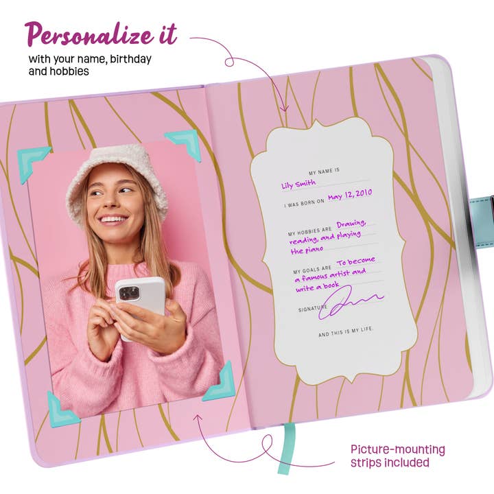 Dan&Darci - Wholesale Journal/Diary - Kids - Secret Diary Set with Lock for Girls - Kids Locking Journal 5