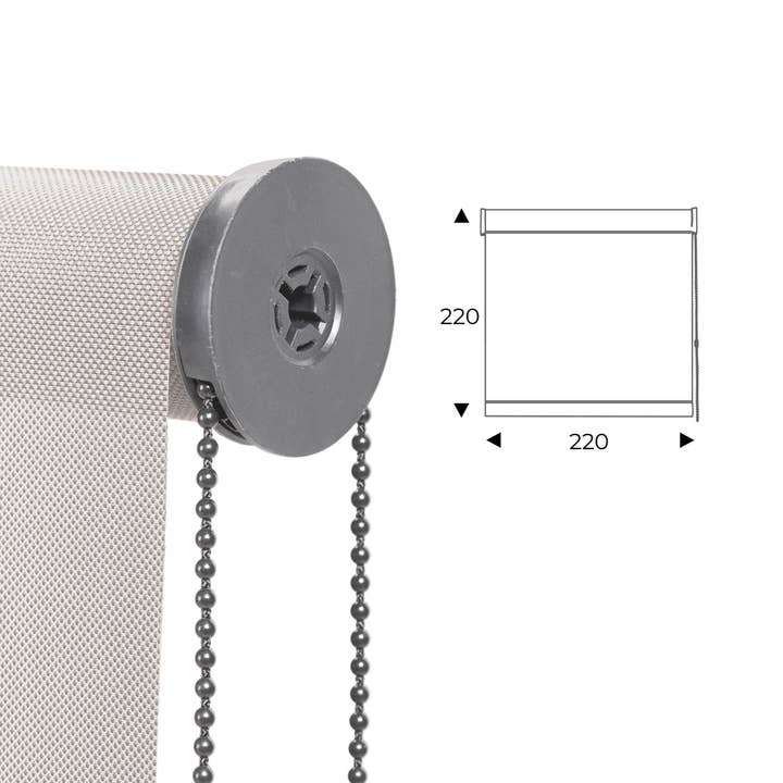 cortina enrollable 220cm blanco para venta al por mayor de Rocada Spain