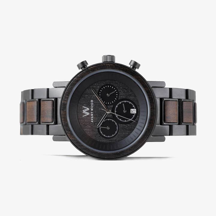 AvantWood - Wholesale Wrist Watch - Men's - Explorer - Gun Metal - Men's Watch0