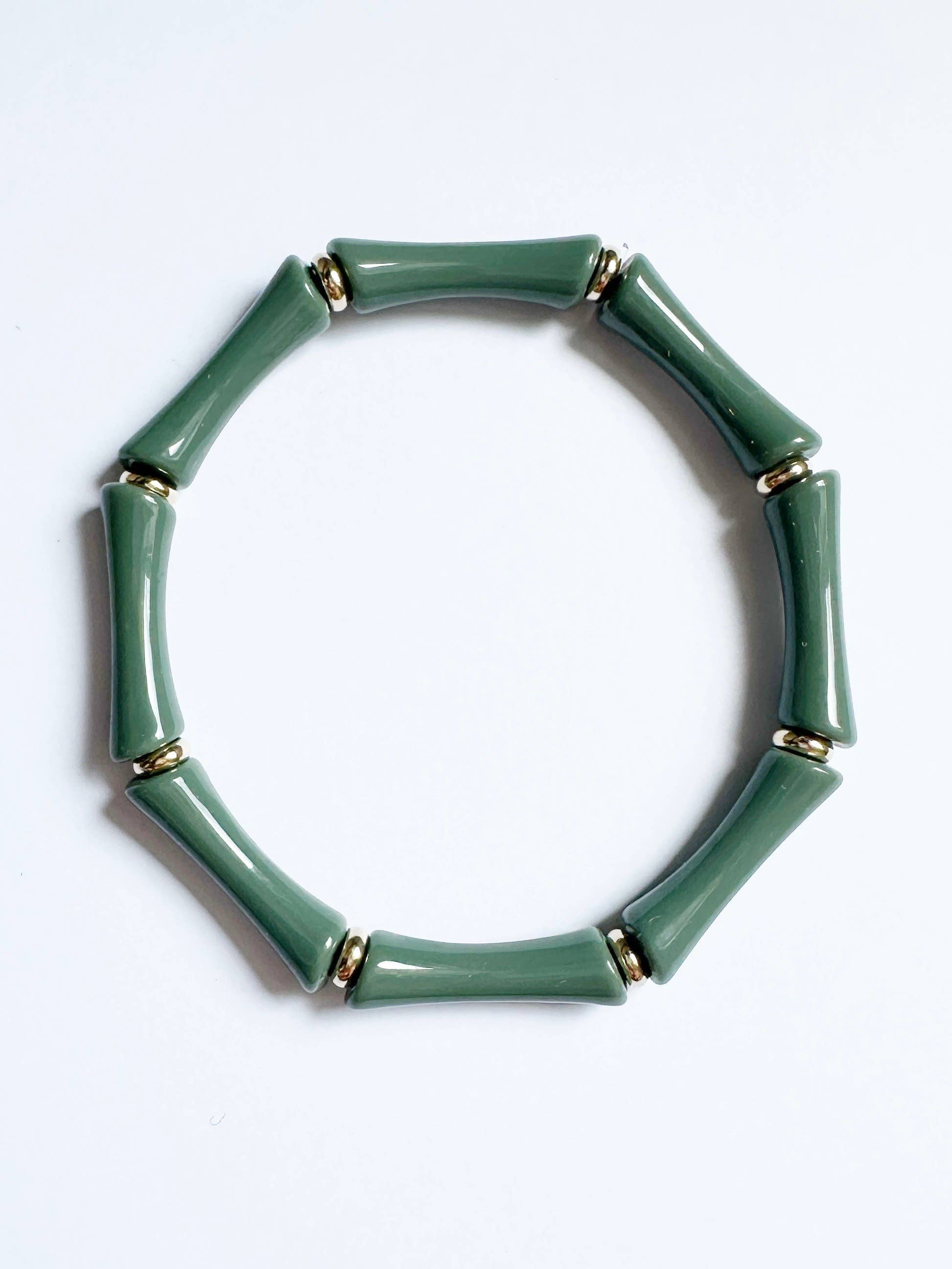 Sandy + Rizzo – wholesale Beaded bracelet – Bamboo Acrylic Bracelets10