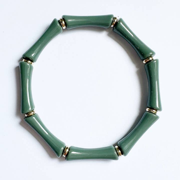 Sandy + Rizzo – wholesale Beaded bracelet – Bamboo Acrylic Bracelets10