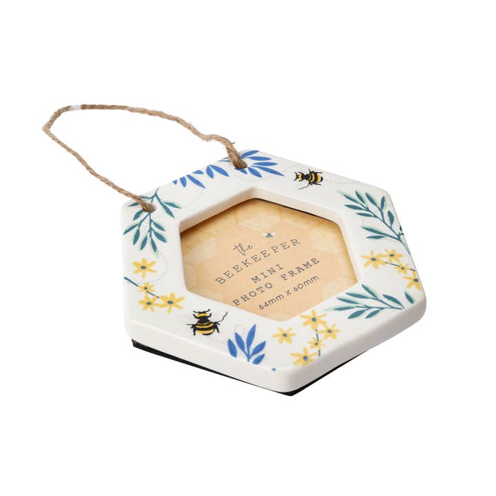 CGB Giftware – wholesale Picture frame – The Beekeeper Mini Ceramic Hanging Photo Frame2
