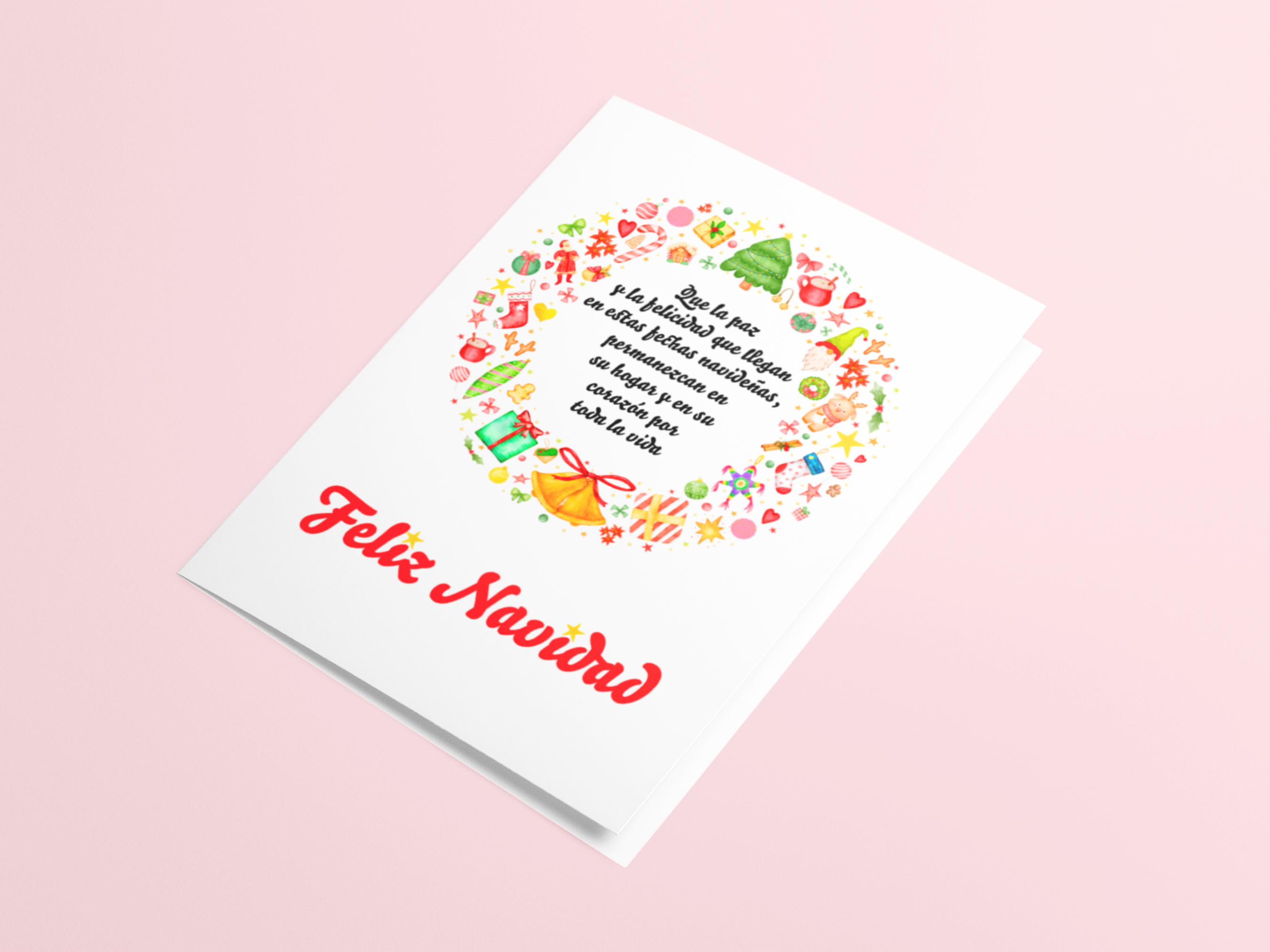 Espyz Studio - Wholesale Everyday Greeting Card - Feliz Navidad Card - Spanish Christmas Card - Holiday Card 1