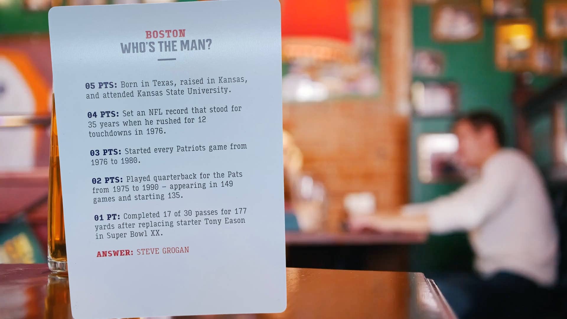 You Gotta Know Games - Vente Jeux de cartes - Qui est cet homme ? - Football de Boston (12)5