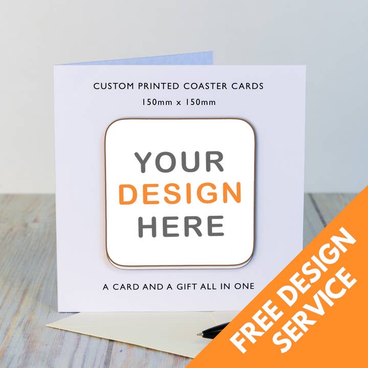 Bespoke Coaster Card for wholesale by withlovefrom