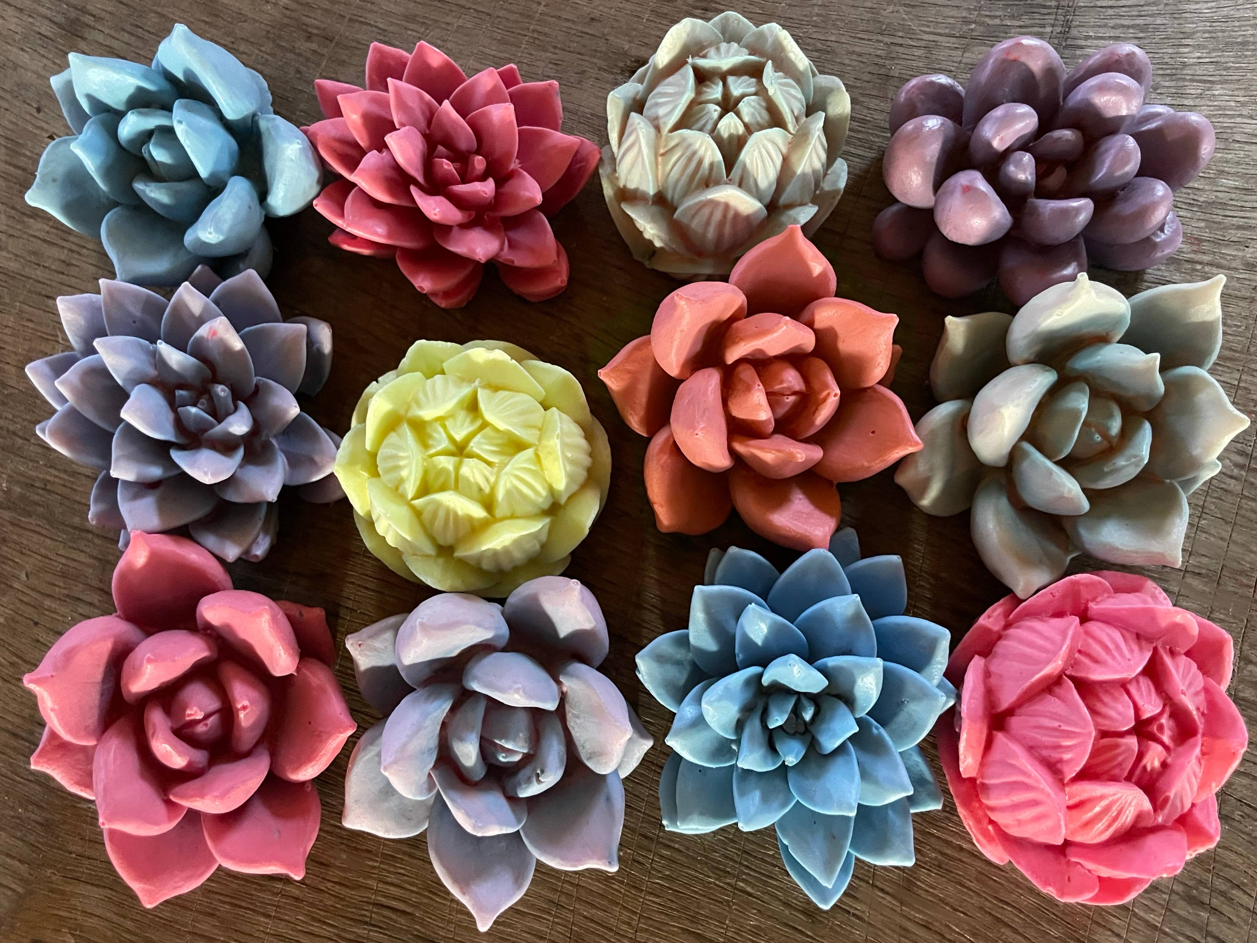 Namaste Home - Wholesale Bar Soap - Soap w/ Hidden Gemstone, Goat's Milk Lotus + Succulent Soap3