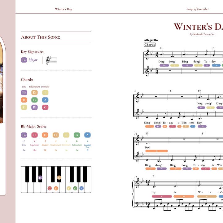 Wondergarten® - Wholesale Coloring & Activity Book - Kids & Baby - Winter Songbook (Wholesale)6