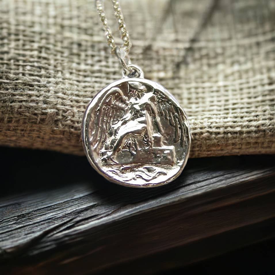 Vis a Vis Jewelry - Wholesale Pendant/Charm Necklace - Nike Goddess of Victory Coin Necklace6