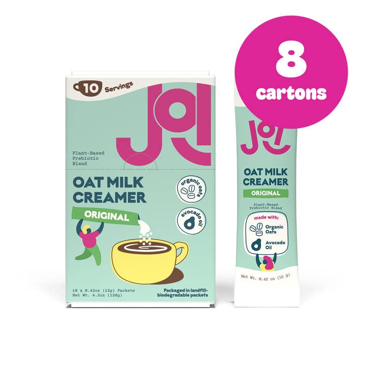 Oat Milk Creamer, Original - Stick Pack 8 ct - Singles for wholesale by JOI