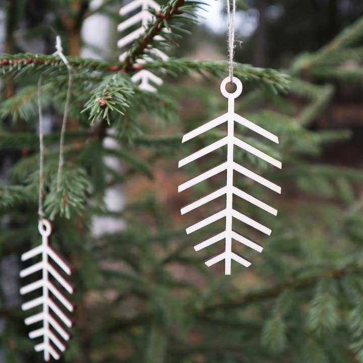 Papurino - Wholesale Ornament Set - Christmas Tree Decors, Pine Sprig 3 pcs2