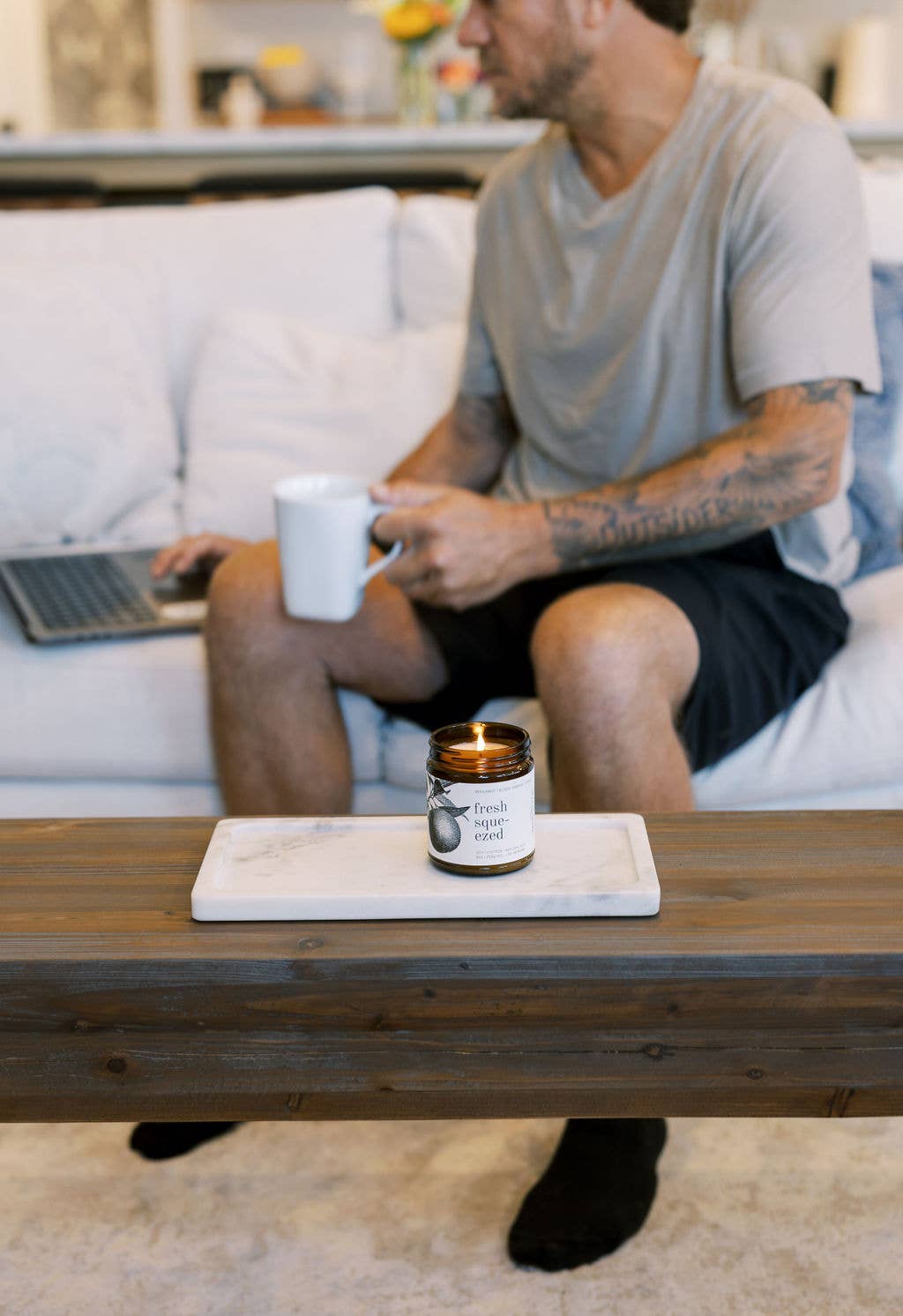 Broken Top Brands - Vente Bougie en bocal - Bougie de soja pressée à frais 9oz4