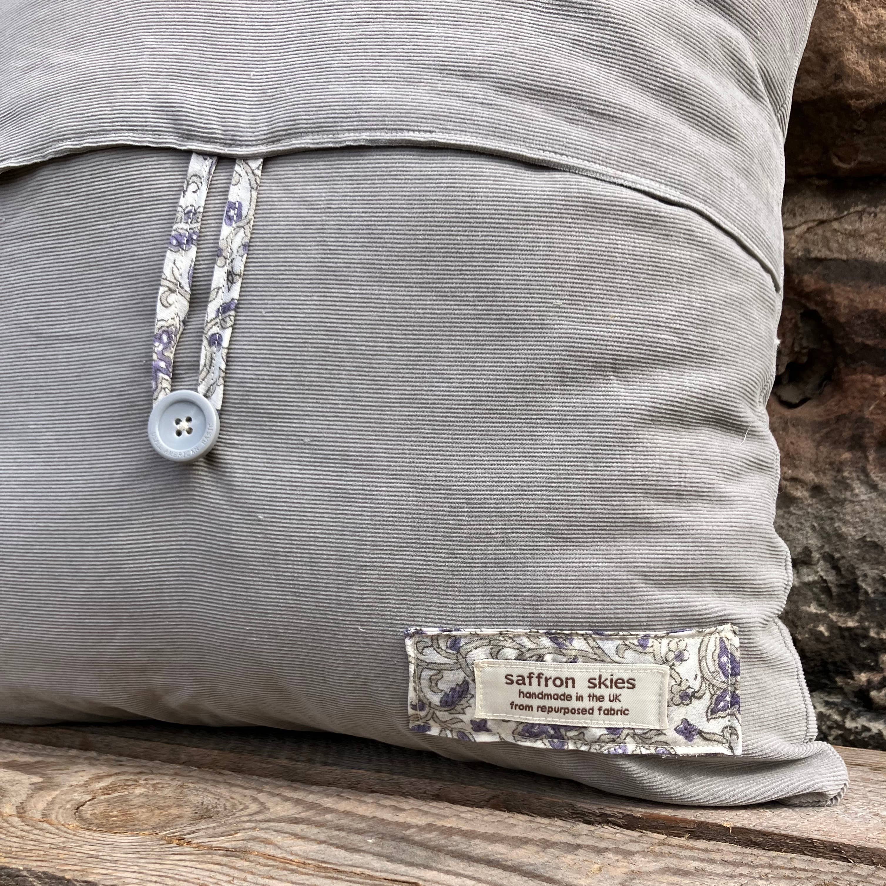 Saffron Skies - Vente Coussins de chaise - Coussins Patchwork - Tissu recyclé recyclé coloré5