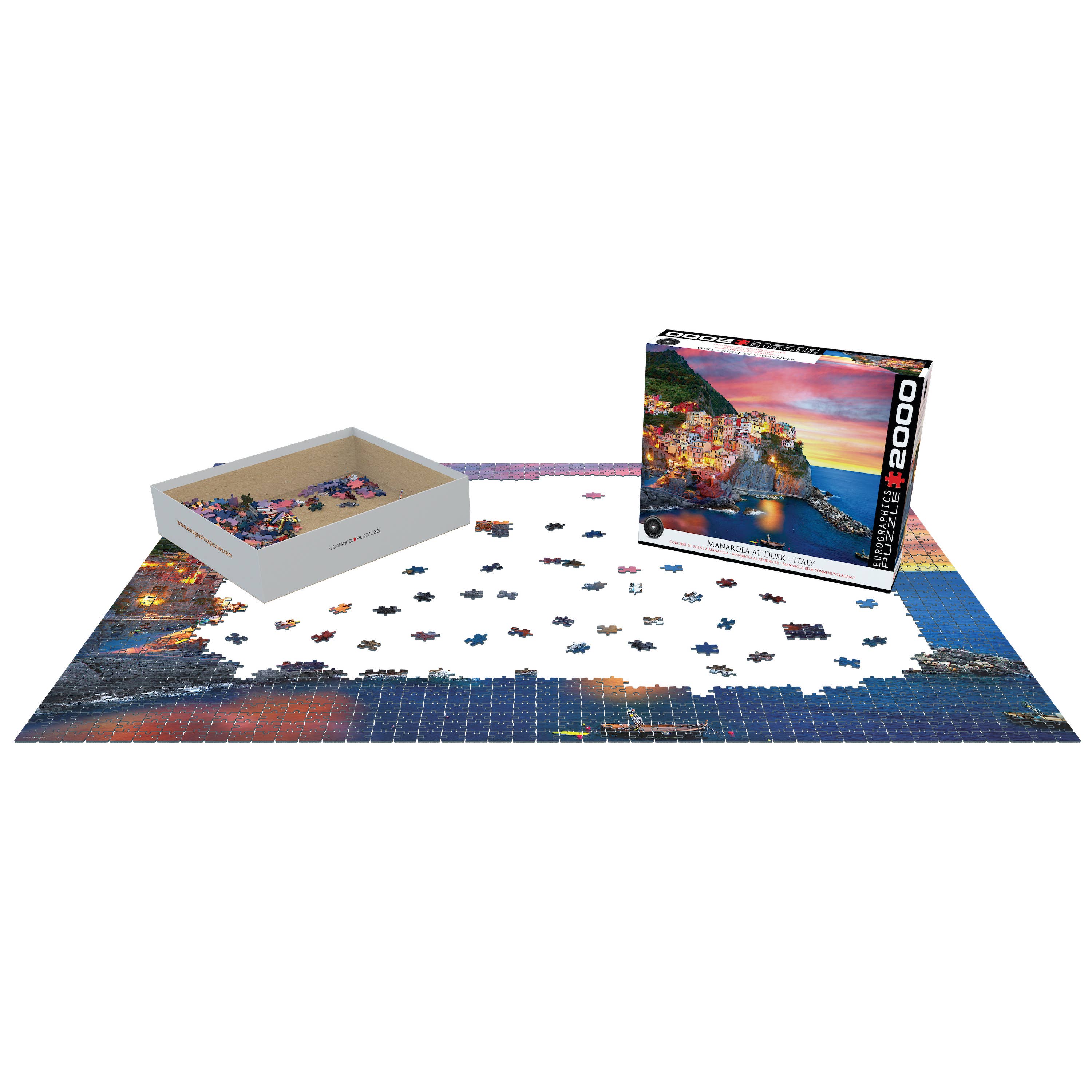 Eurographics Puzzles USA - Wholesale Puzzle - Adult - Manarola at Dusk - Italy2
