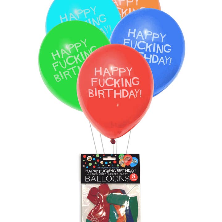 Little Genie Productions - Wholesale Balloon - Happy Fucking Birthday Balloons