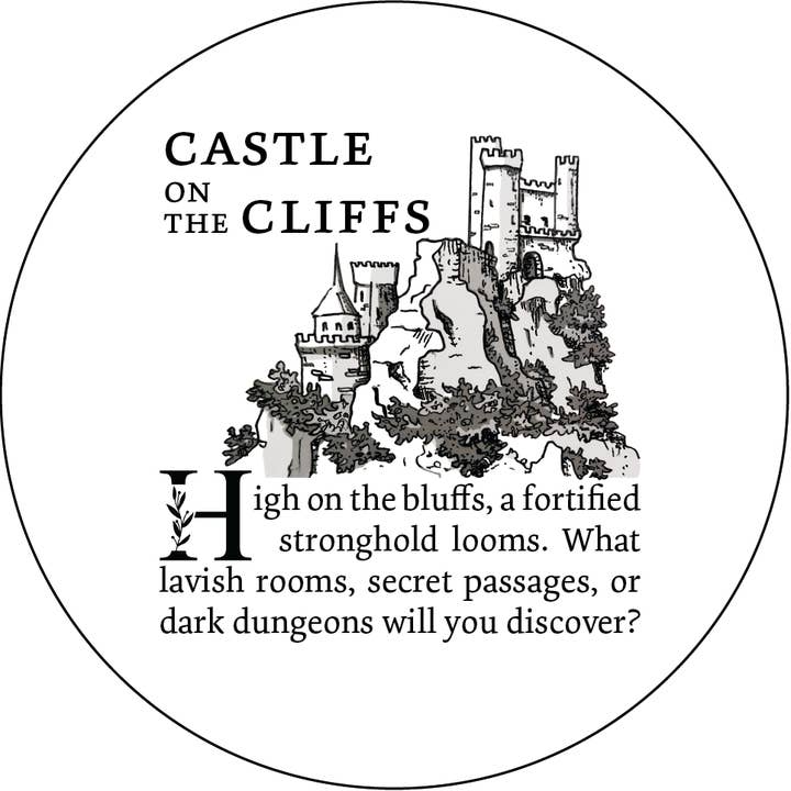 Paper Moth Studio - Wholesale Travel Candles - Castle on the Cliffs1